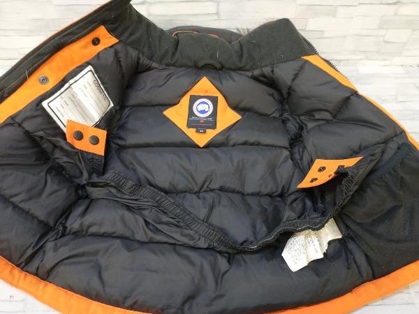 冬 CANADA GOOSE カナダグース ダウンジャケット アウター 使用感あり2〜3 (90〜95cm) オレンジの画像3