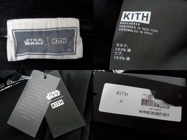 美品 KITH × STAR WARS Lucasfilm Vintage Tee キス スターウォーズ ルカスフィルム ヴィンテージ ブラック 半袖Tシャツ メンズ XLの画像3