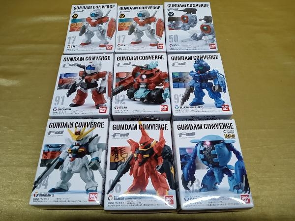 GUNDAM CONVERGE GM BALL GM CANNON GIGAN BLUE DESTINY UNIT1 X BAWOO CAPULE 食玩フィギュア まとめ売りガンダム コンバージ_画像1