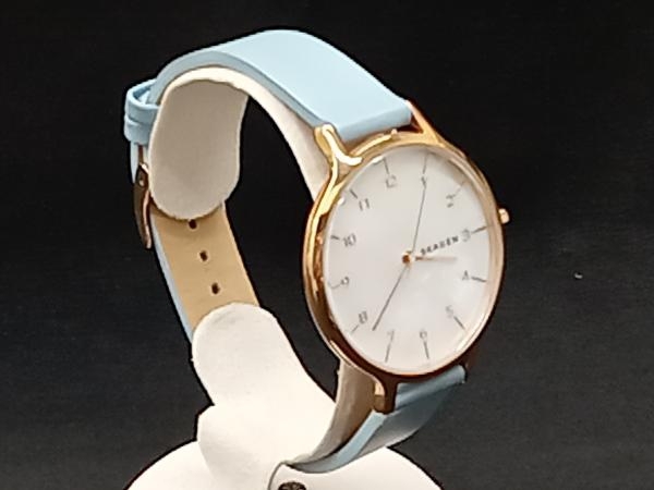 SKAGEN スカーゲン SKW2703 時計 腕時計 ベルトダメージ有 クォーツの画像3