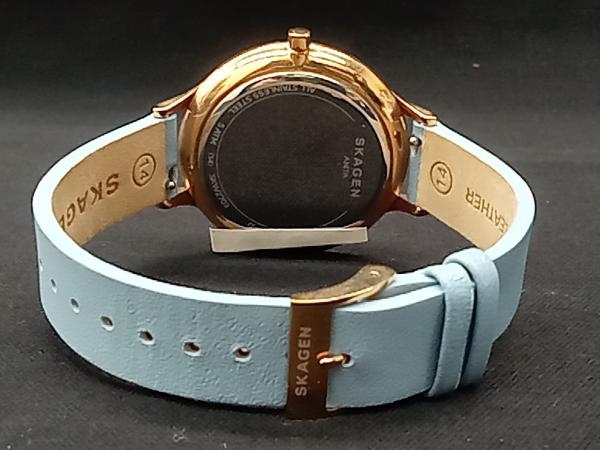 SKAGEN スカーゲン SKW2703 時計 腕時計 ベルトダメージ有 クォーツの画像6