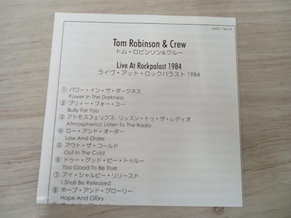 トム・ロビンソン&クルー CD ライヴ・アット・ロックパラスト1984(DVD付)_画像4