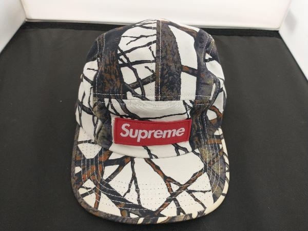 Supreme シュプリーム tree camo camp cap キャップ ホワイト 総柄 店舗受取可_画像1