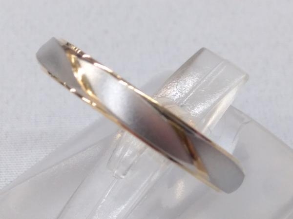 激安正規 HANAE MORI/K18/Pt900 リング 指輪 ブランドアクセサリー 3.97g #18 プラチナ イエローゴールド ハナエモリ イエローゴールド