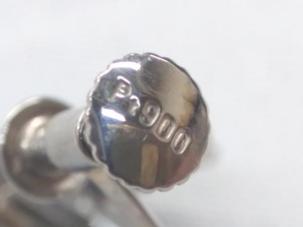 Pt900 プラチナ イヤリング D0.1 0.1ct 2.46g イヤリング アクセサリー_画像5