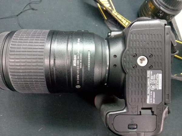 現状品 Nikon D5300 D5300 ダブルズームキット (ブラック) デジタル一眼_画像6