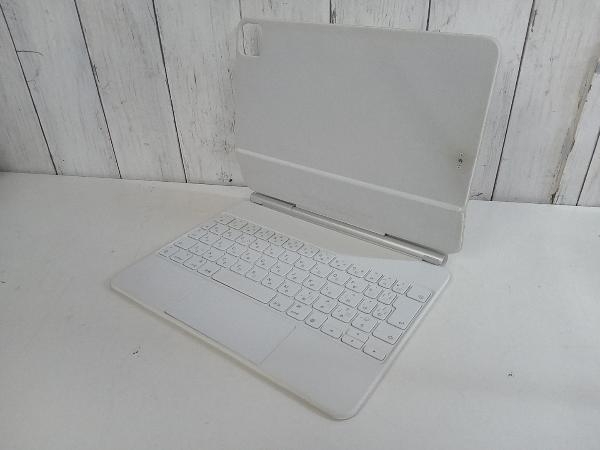(動作確認済)apple magic keyboard 11インチiPad PRO(第4世代)IpadAir(台座5世代)A2261(ホワイト)MXQT2J/Aの画像1