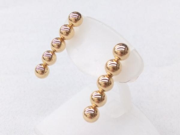 K18 イエローゴールド ピアス 1.21g ピアス アクセサリー