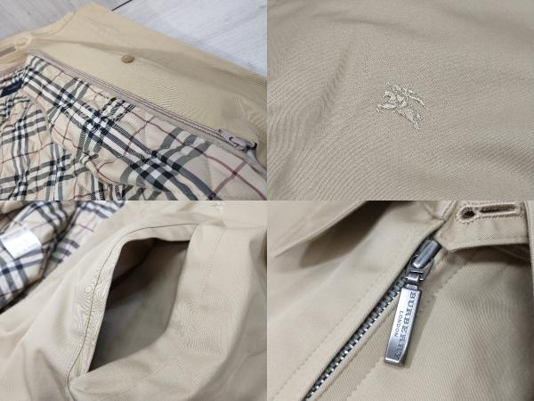 冬 BURBERRY London バーバリーロンドン ブルゾンジャケット BBP30-307-45 ノバチェック 取り外し可能中綿ライナー付 S ベージュ_画像6