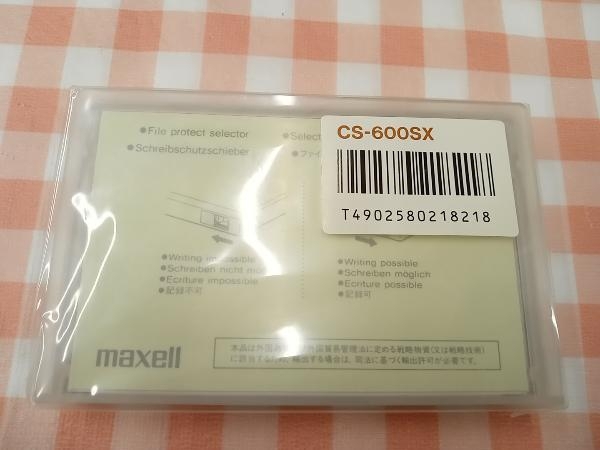  сильно сниженная цена нераспечатанный товар [ контрольный номер 10]maxell CS-600SX данные кассетная лента 5шт.@ продажа комплектом 