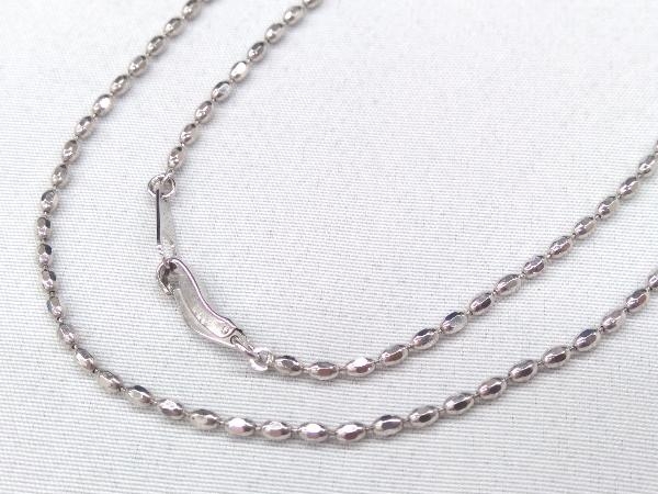 【楽天スーパーセール】 Pt850 プラチナ アクセサリー ネックレス 4.11g 39.5cm プラチナ