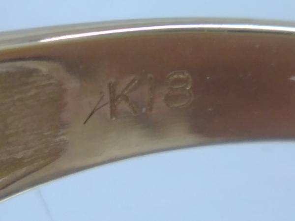 【新品仕上げ済/ソーティング付】 K18 天然ルビー ダイヤモンド 0.3ct リング 約11号 2.4g_画像5