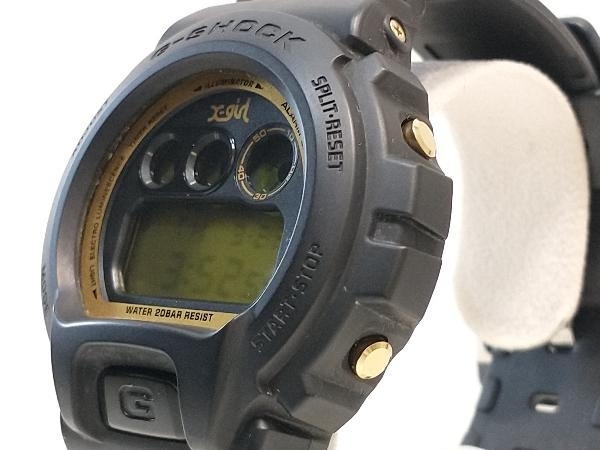 CASIO G‐SHOCK DW-6900FS X-girl XLARGEトリプルコラボレーション 30周年記念 クォーツ 腕時計 カシオ ジーショック ブラック 店舗受取可_画像4