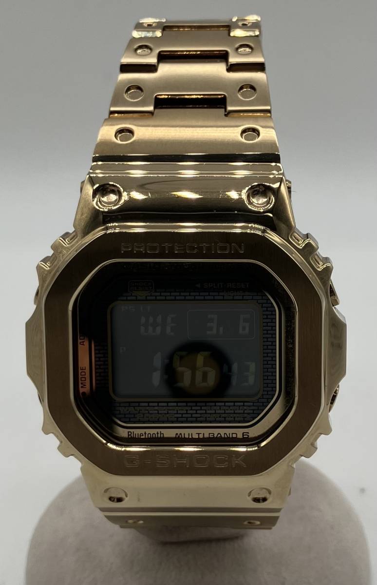 CASIO G-SHOCK GMW-B5000 カシオ ジーショック 電波ソーラー デジタル ゴールド色 時計 腕時計 箱付