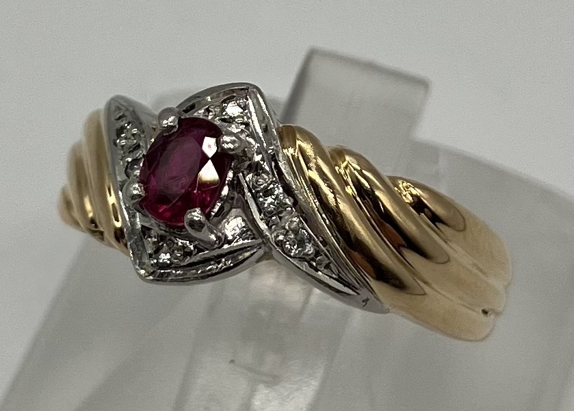 最大80%オフ K18 Pt900 ダイヤ0.03ct 11号 3.4g リング ゴールド 18金 プラチナ ダイヤモンド 指輪 品物のみ イエローゴールド