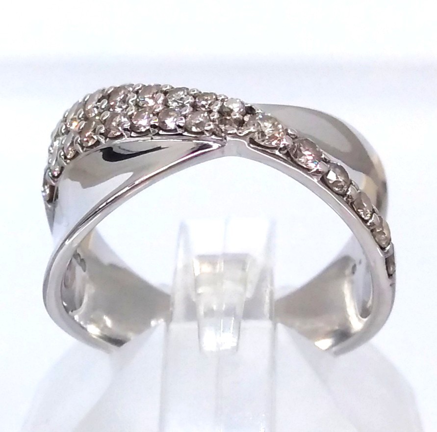 【値下げ】 0.5ct ダイヤモンド Pt900 【新品仕上げ済】 リング 8.3g 約9.5号 プラチナ台