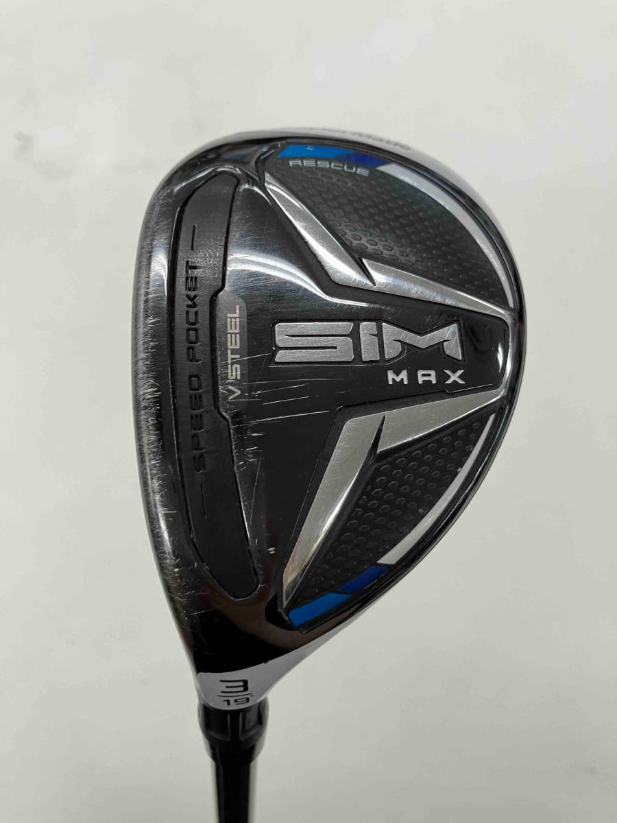 TaylorMade テーラーメイド SIM MAX レフティ ユーティリティ フレックスS ヘッドカバー付き