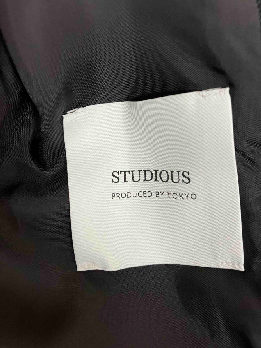 STUDIOUS ステュディオス Loose double jacket オリジナルチェック ルーズダブルブレストジャケット 100253004 サイズ3_画像5