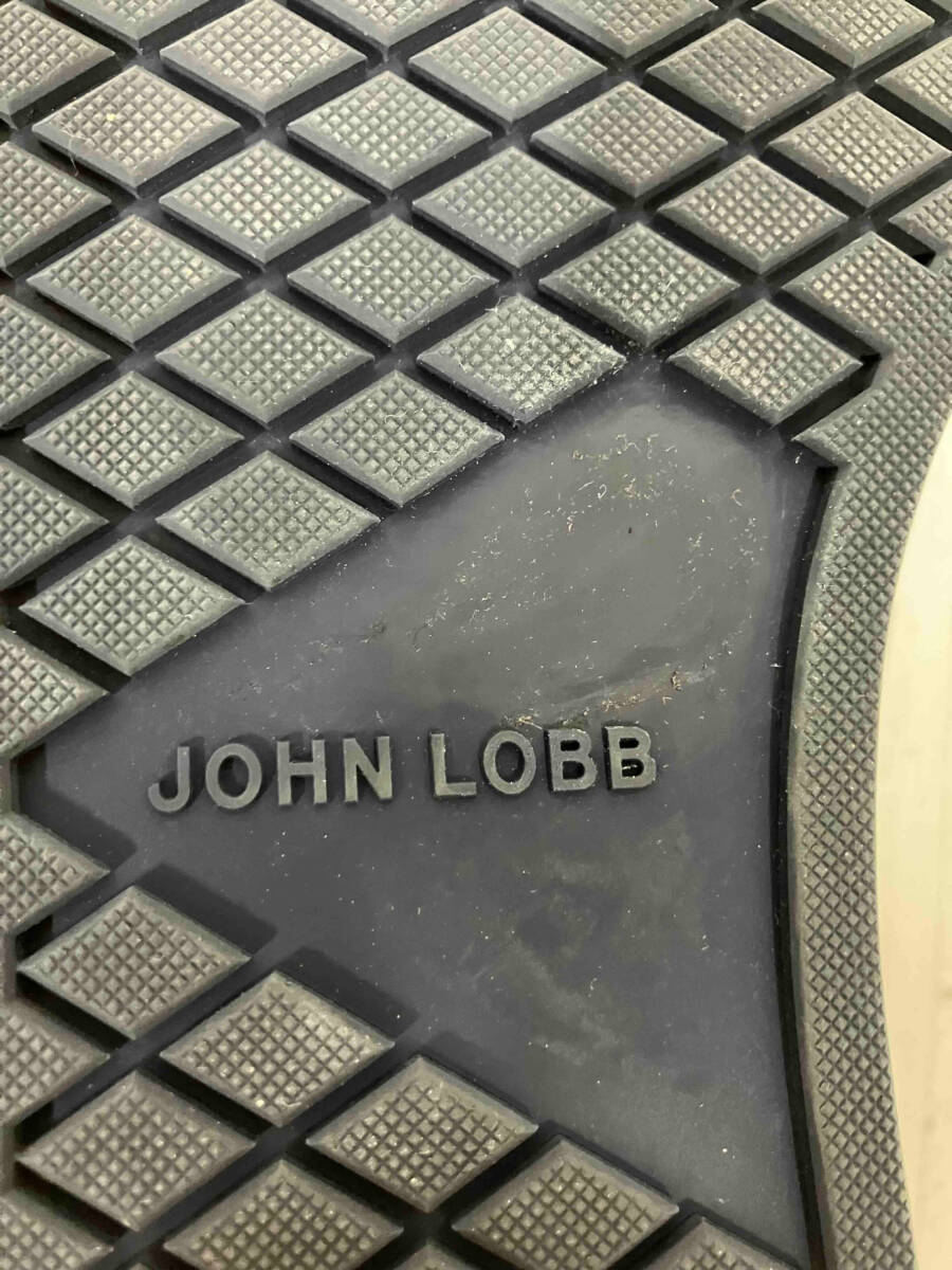 JOHN LOBB ジョンロブ レザースニーカー 0216 ネイビー サイズ6_画像7