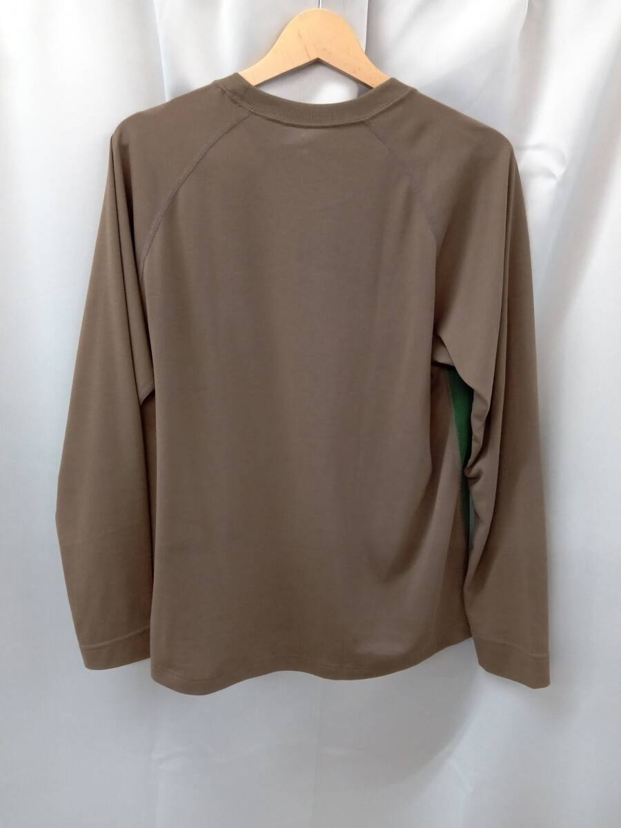 mont-bel モンベル 1114130 Tシャツ/ロンT ブラウン×グリーン Mの画像2