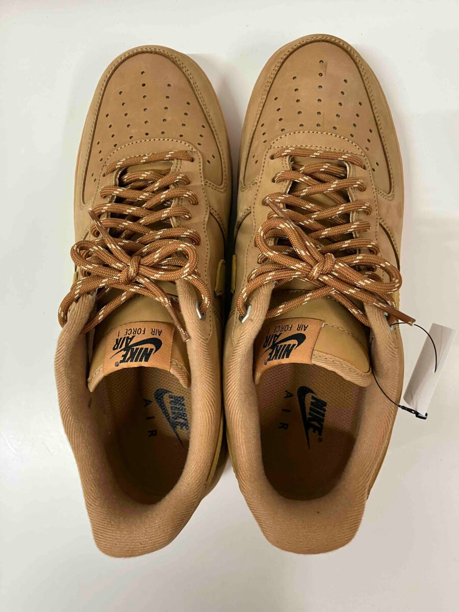 NIKE ナイキ スニーカー AIR FORCE エアー フォース 1 LOW Flat Wheat フラット ウィート 28.5cm ブラウン_画像4