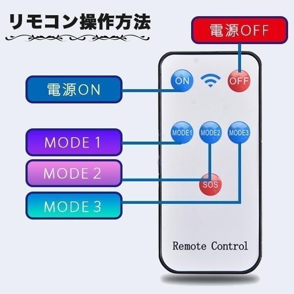 センサーライト 屋外 led 防水 ソーラー ライト 分離式 玄関 人感 充電式 明るい ガーデンライト おしゃれ 防犯 (wtsl0014)8_画像10