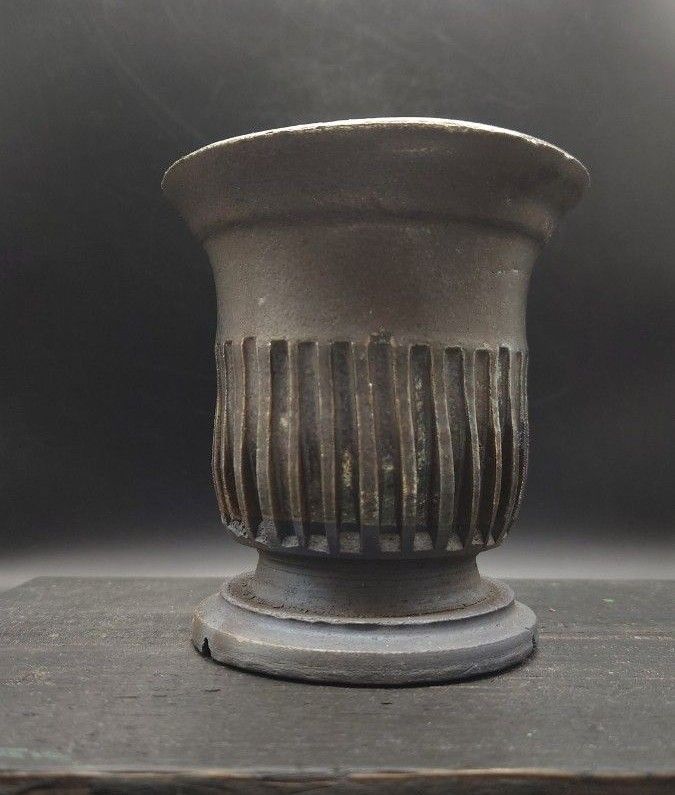 I35TL CELECT オリジナルSHINOGI Goblet pot 炭化焼成 植木鉢 塊根植物 グラキリス アガベ チタノタ