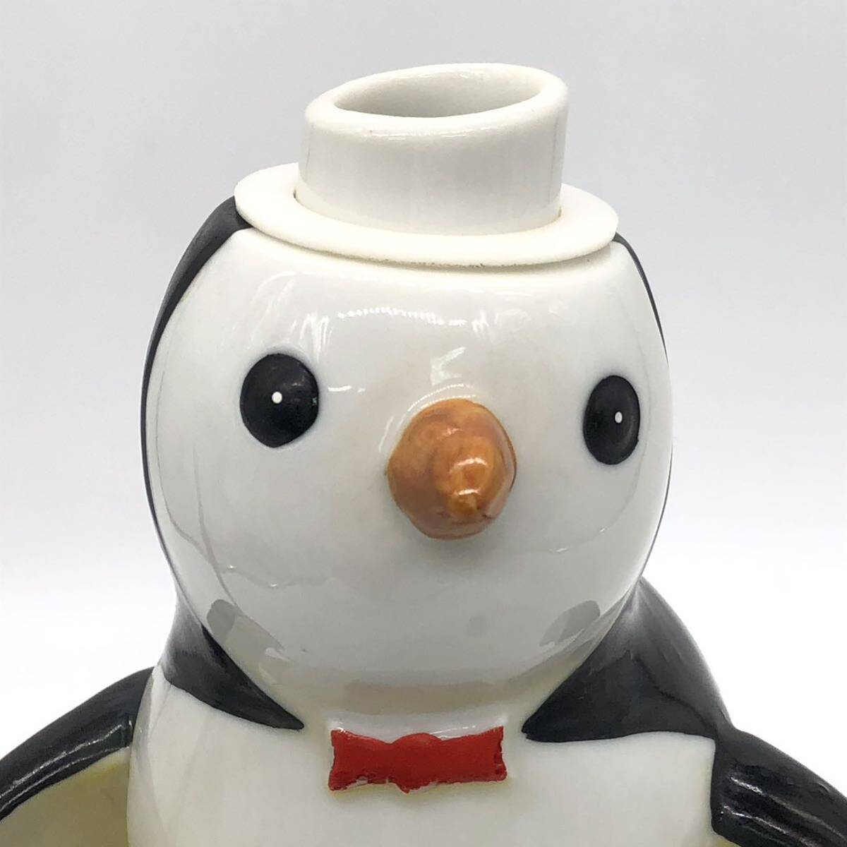 希少♪ SUNTORY サントリー スペシャル リザーブ ウイスキー 83 オープン記念ボトル 陶器 ペンギン ゴルフ レトロ ヴィンテージ 空びんの画像8