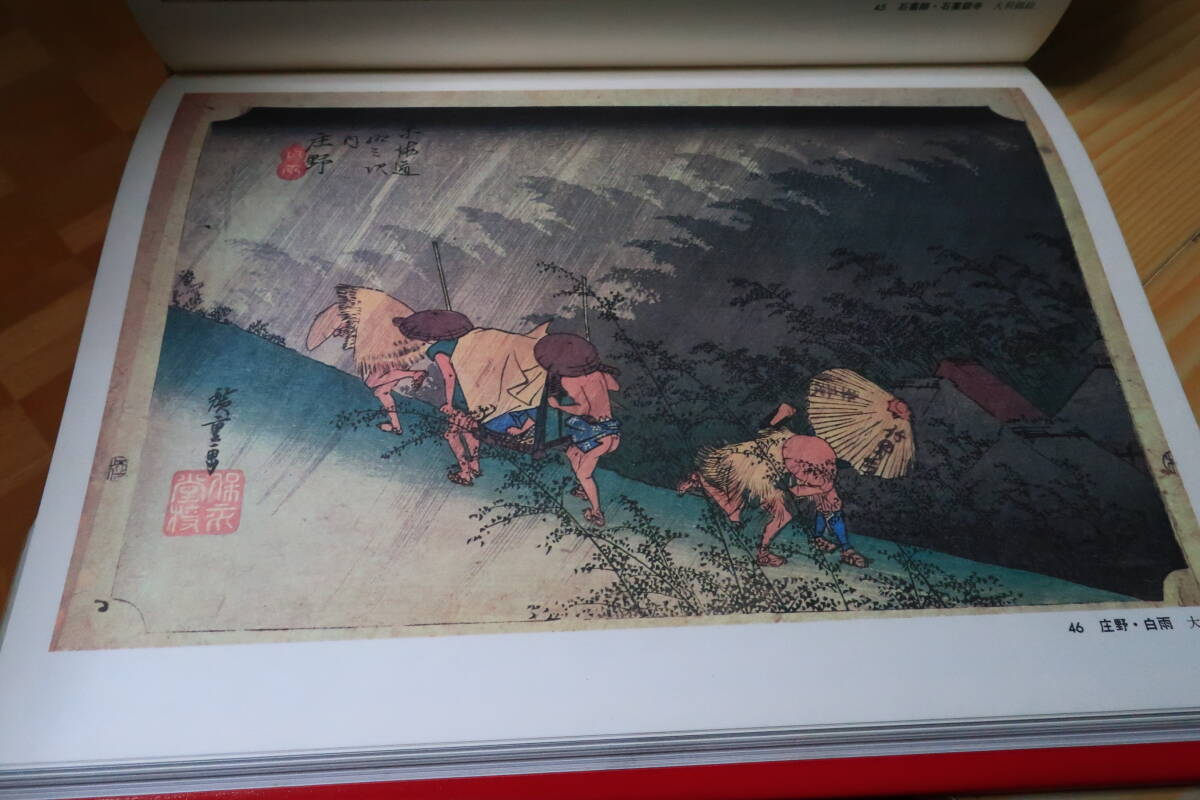 東海道五拾三次 広重 ヴァンタン浮世絵大系 中古 画集の画像7