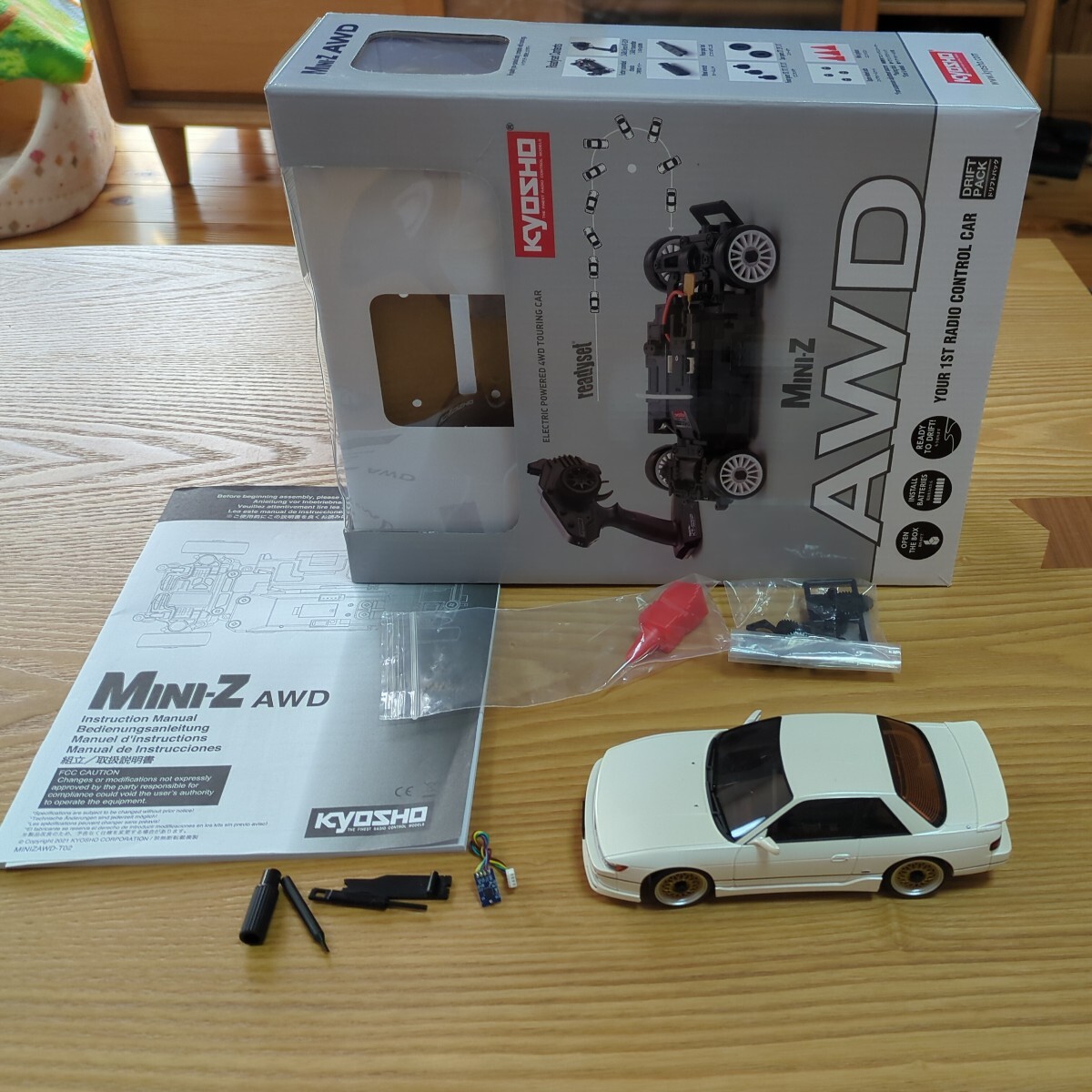 京商 AWD Mini-Z　シルビアs13　ジャイロ付き_画像1