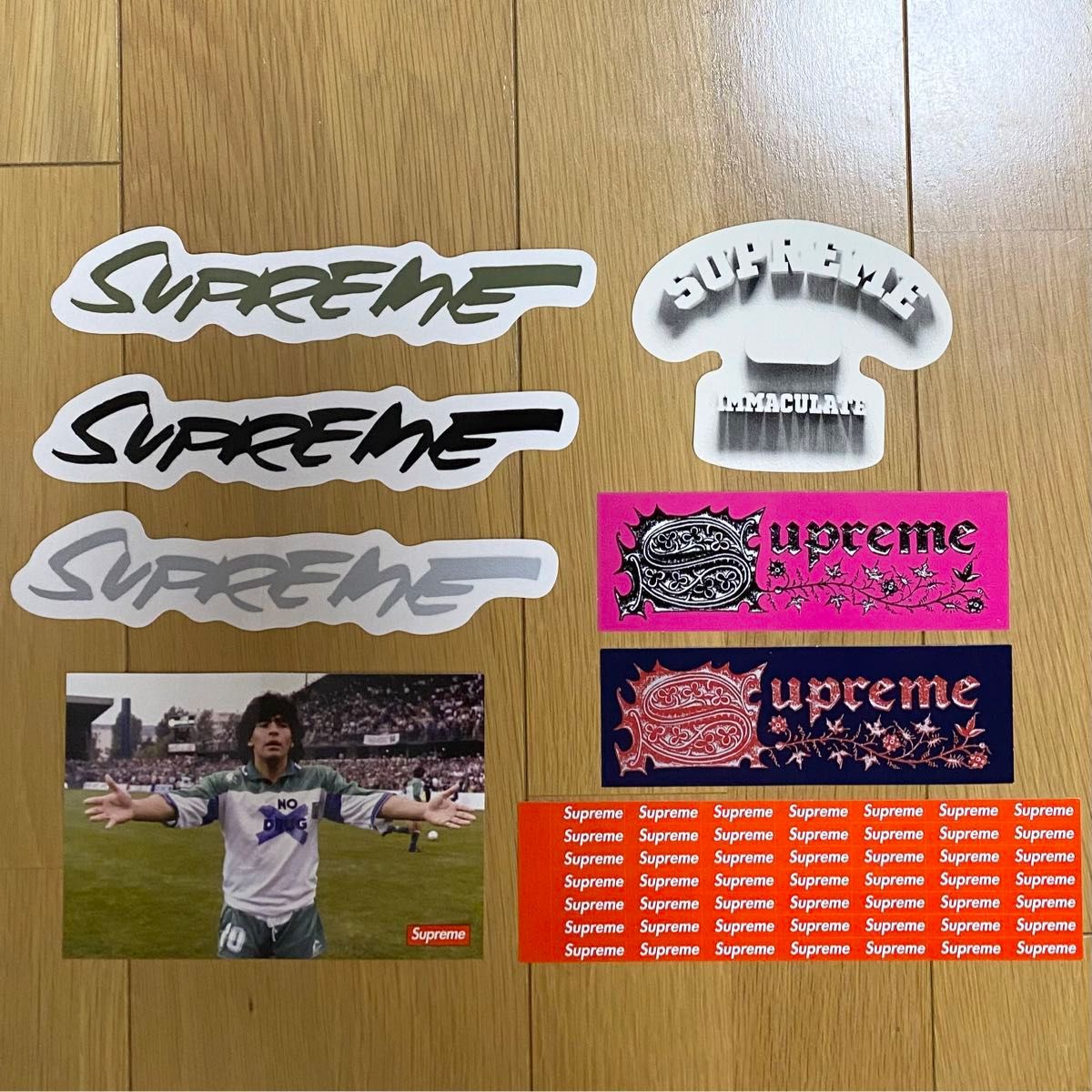 Supreme ステッカー　Mini Box Logo Sticker Set 24SS Futura Maradona Tee