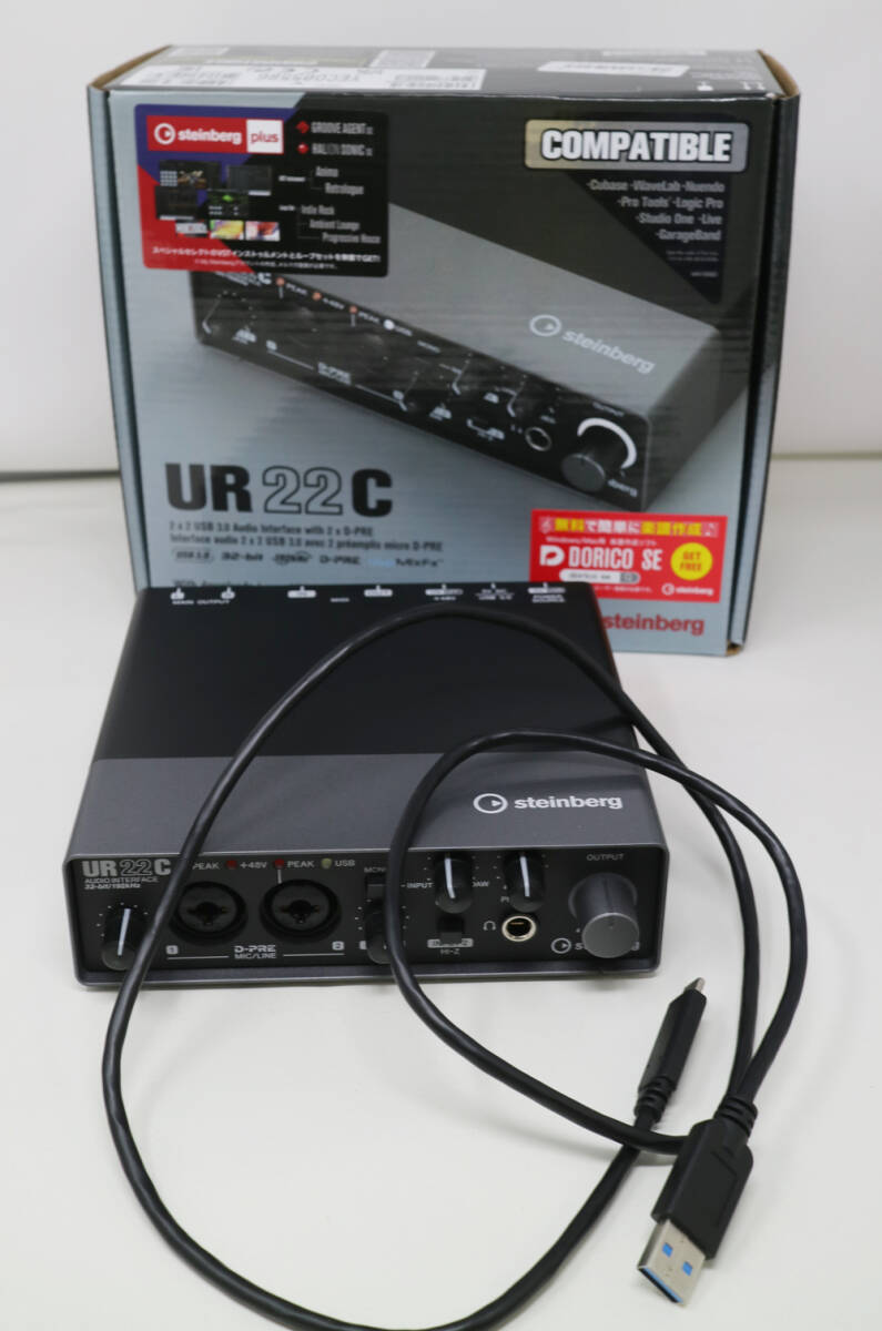 STEINBERG старт Inver gUR22C USB3.0 аудио интерфейс 32bit/192kHz почти не использовался 