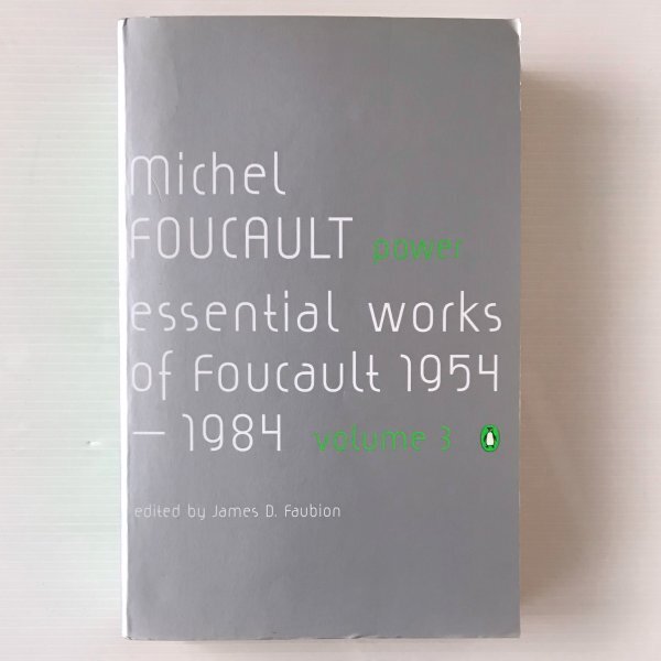 Power：Essential works of Foucault 1954-1984 ; vol.3 ＜Penguin books＞ Michel Foucault ミシェル・フーコー_画像1