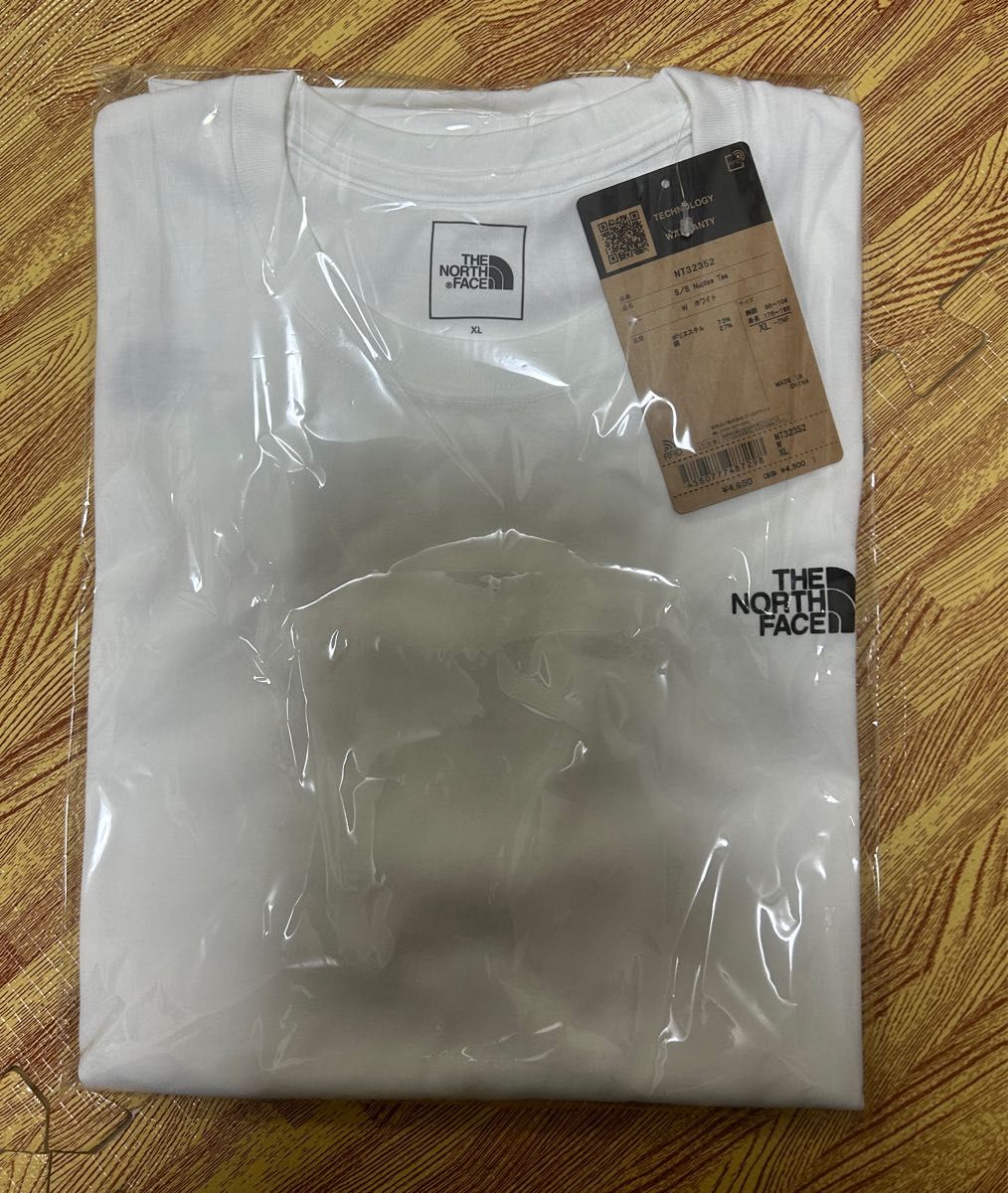 【希少XLサイズ】ノースフェイス ヌプシ Tシャツ ホワイト
