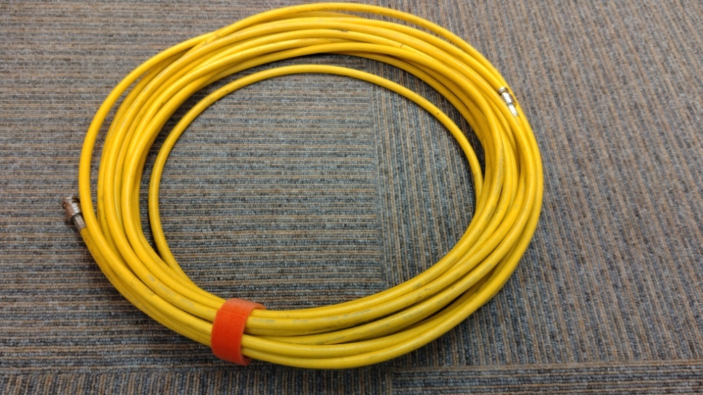 ※1円スタート【中古】CANAREカナレ SDIケーブル/75Ω Coaxial Cable L-5CFB 長さ約14m 1本の画像1