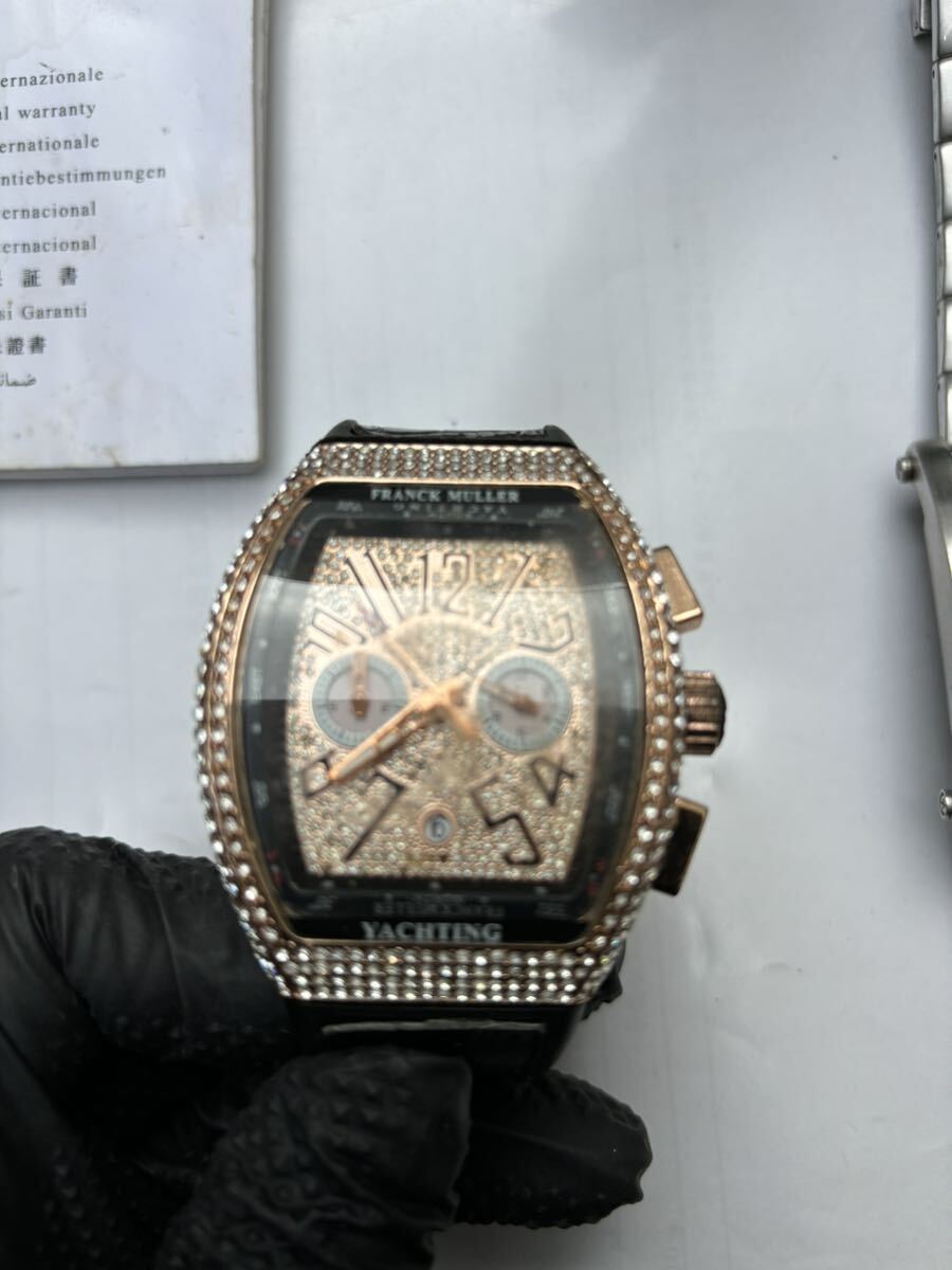 ジャンク　メンズ腕時計　FRANCKMULLER BVLGARI セット　_画像3