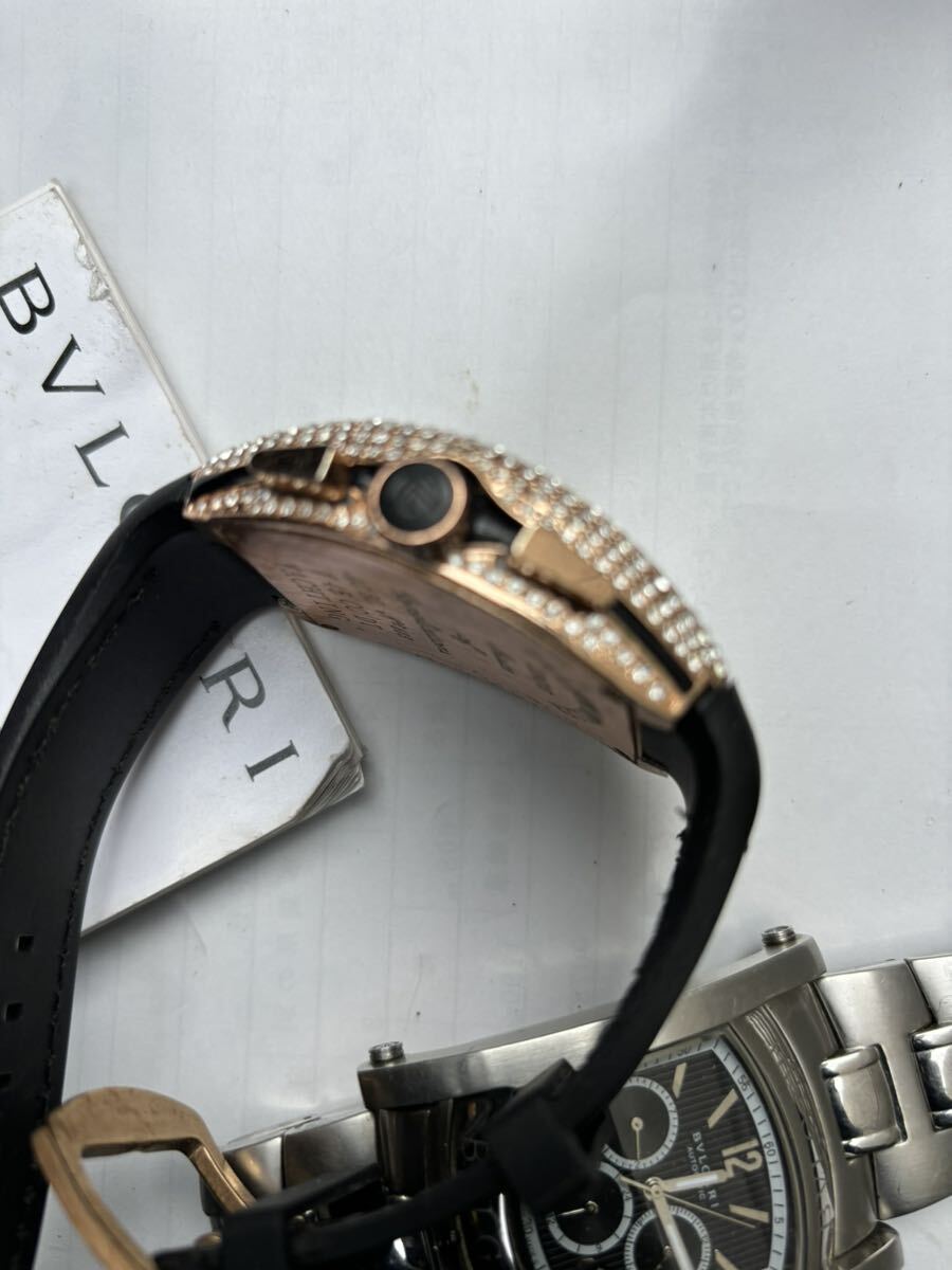 ジャンク メンズ腕時計 FRANCKMULLER BVLGARI セット の画像7