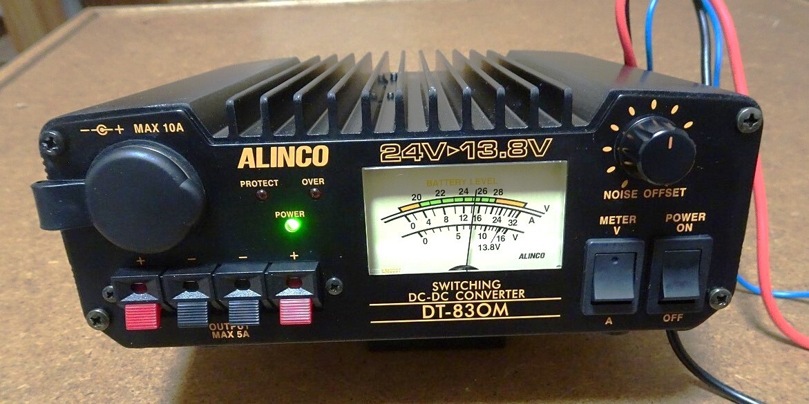 ALINCO　DT-830M　24V-12V DC-DCコンバーター　32A 現状渡し_画像9