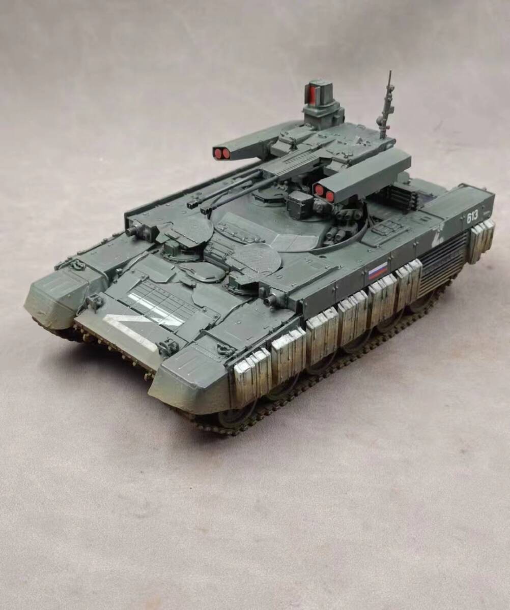 1/35 Russia army BMPT heating power support tank construction painted final product 