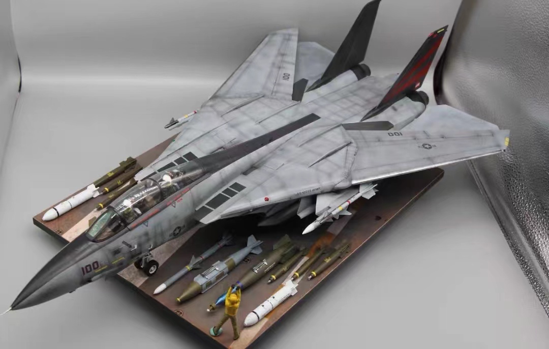 1/32 America navy F-14A Tomcat construction painted final product 