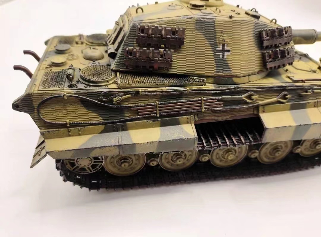 1/35 ドイツ タイガーキング 戦車 組立塗装済完成品_画像9