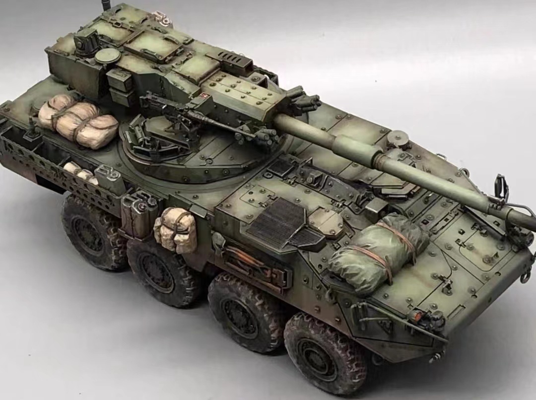 1/35 アメリカ軍 M１１２８ ストライカ ドラゴン 歩兵戦術車 組立塗装済完成品_画像2