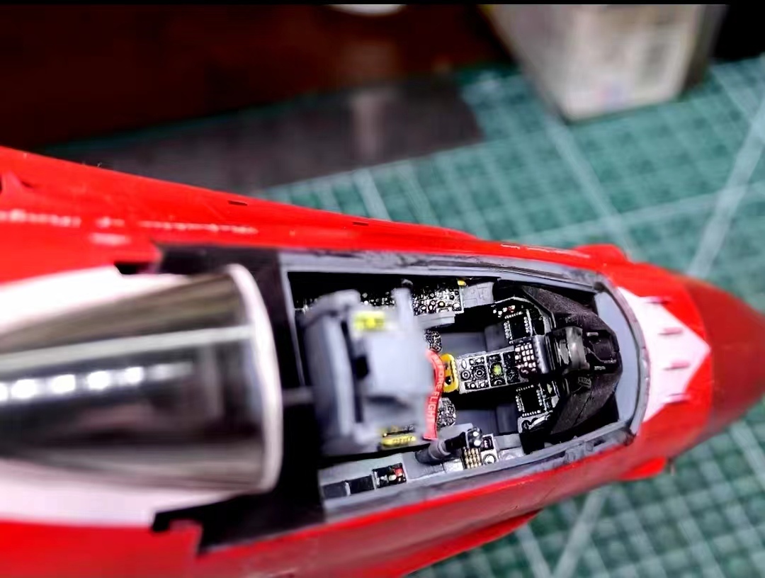 KINETIC 1/48 Singapore F-16C construction painted final product 