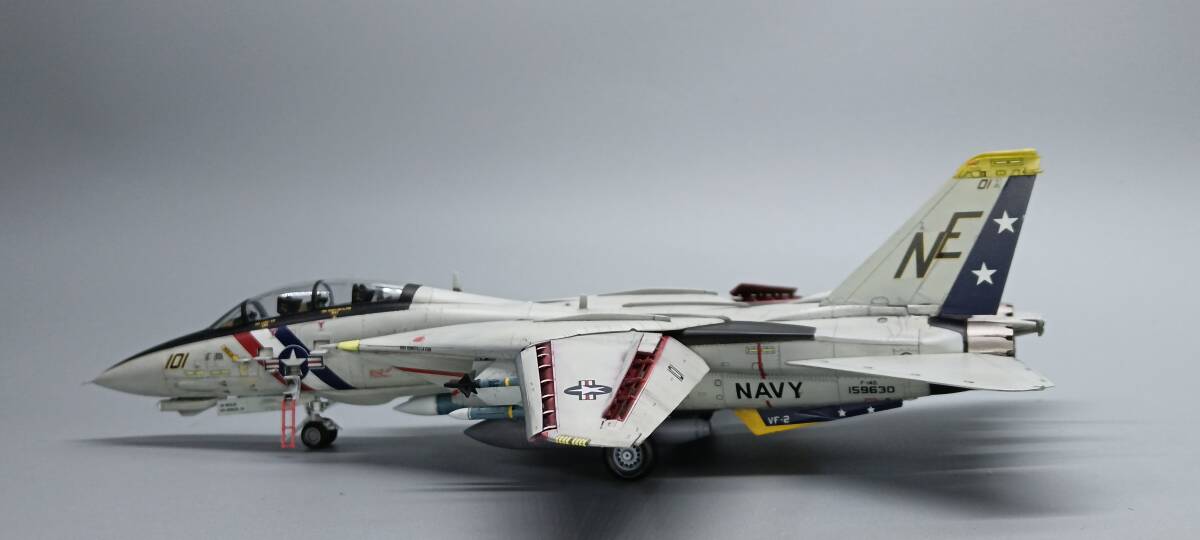 1/72 America Air Force F-14D Tomcat construction painted final product 