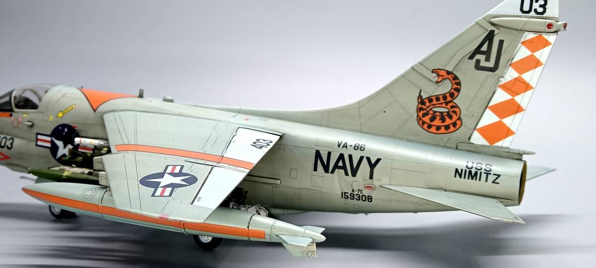 1/48 America navy A-7E Corse aII painted final product 