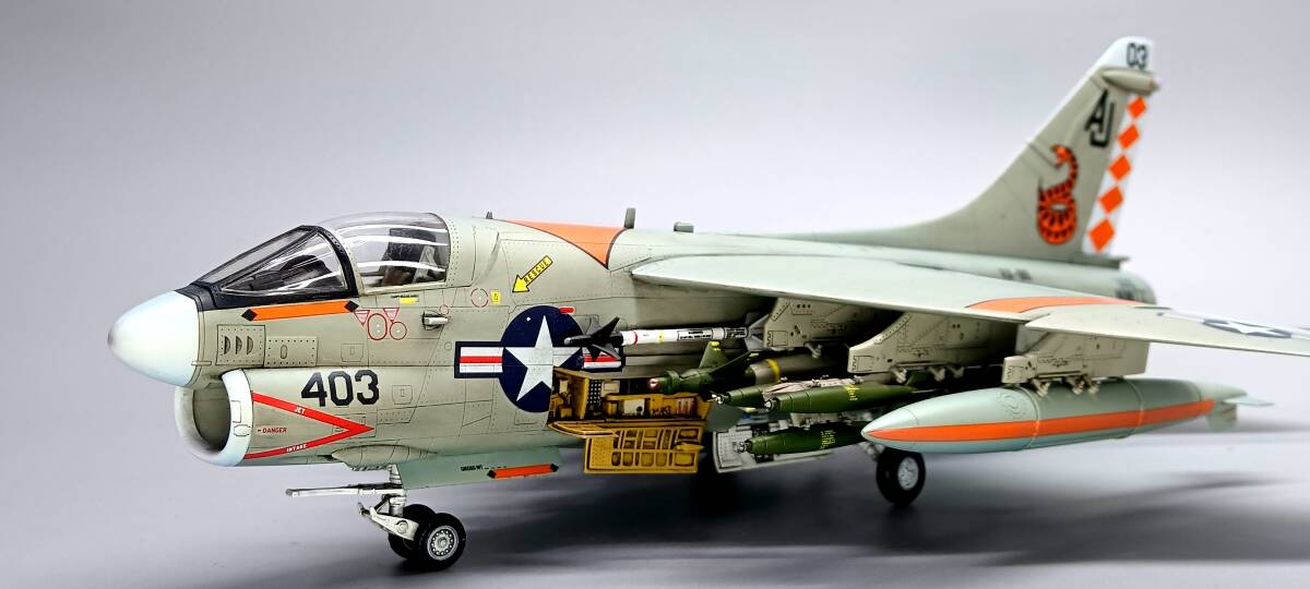 1/48 America navy A-7E Corse aII painted final product 