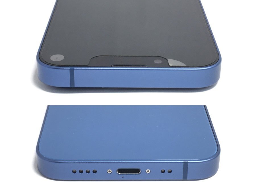 Apple iphone13 mini SIMフリー ブルー バッテリー92% 128GB/115.71GB 使用可能 保護フィルム・充電ケーブル付 docomo 利用制限〇の画像8
