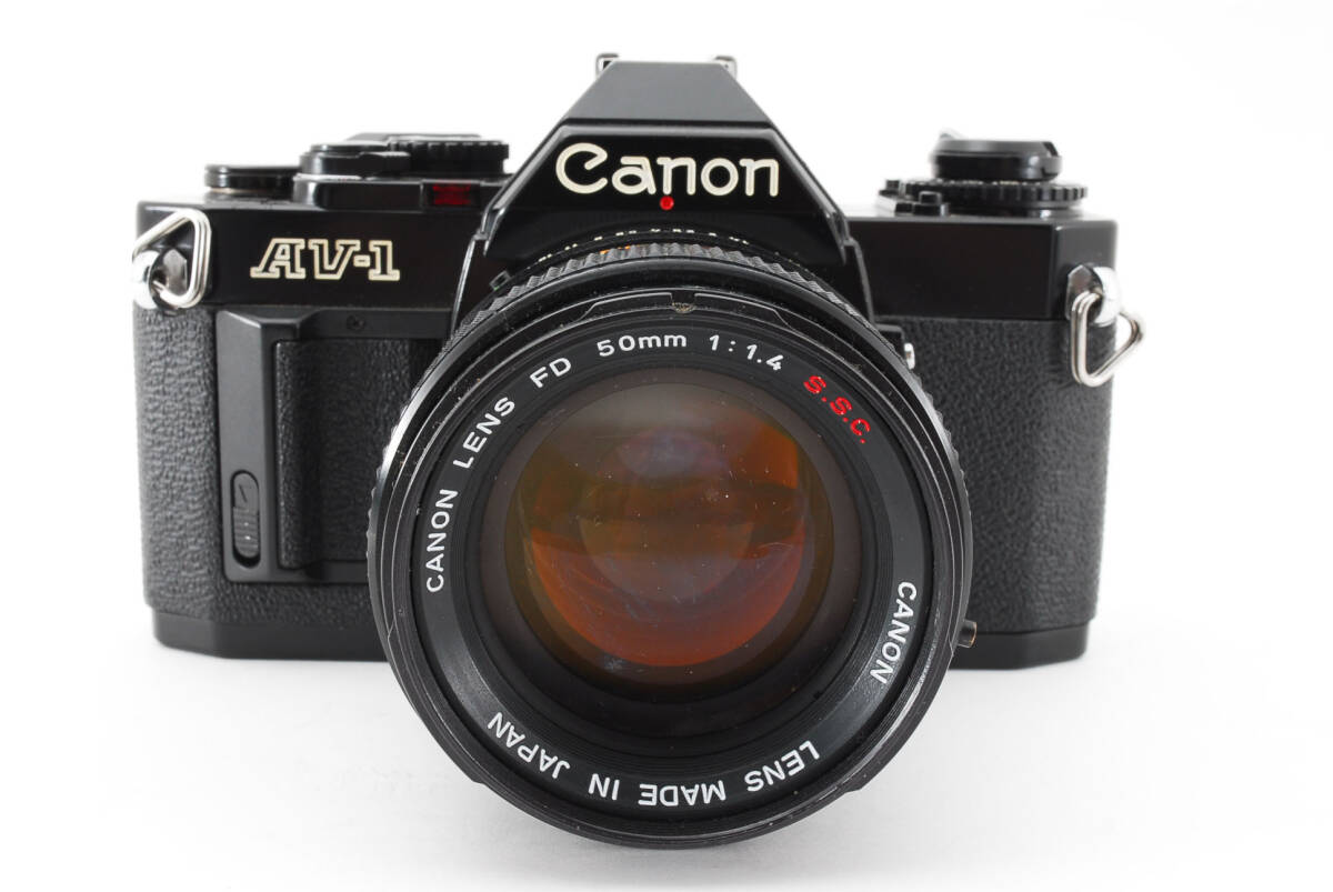 外観美品・動作良好・光学綺麗★Canon AV-1+Canon FD 50mm 1:1.4 S.S.C. 現状品 1896831_画像2