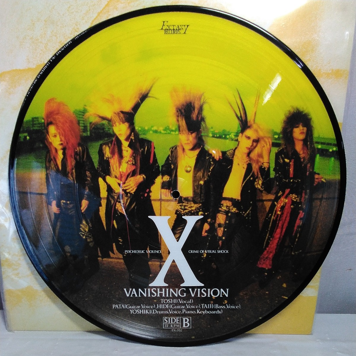 XJAPAN VANISHING VISION 　レコード　EXL002_画像4