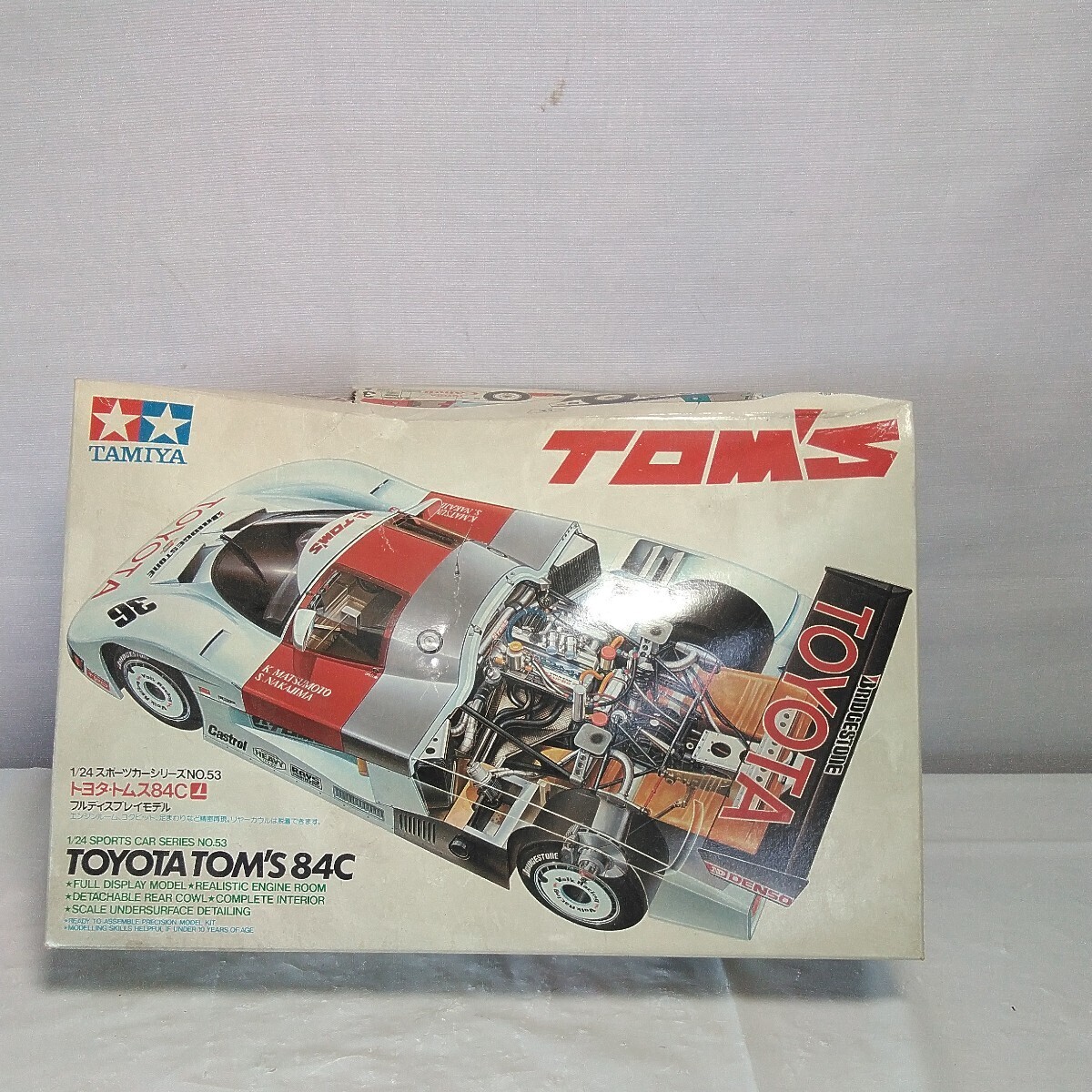 TAMIYA　TOM'S　 トムス84C　プラモデル　未組立_画像1